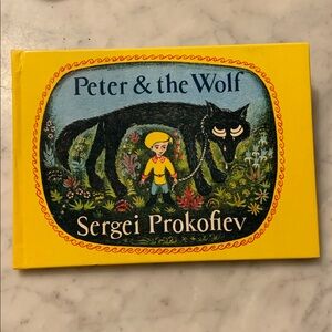 Vintage Peter & the Wolf Book by Sergei Prokofiev
